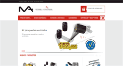 Desktop Screenshot of motoresyautomatismos.com